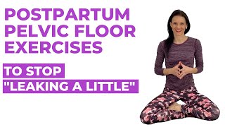 Top 8 Postpartum Pelvic Floor Exercises [upl. by Mar]