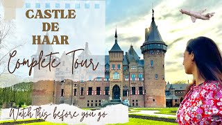 Largest Castle in the Netherlands  Castle De Haar Utrecht  Prefect for Day Trip [upl. by Enelyw]