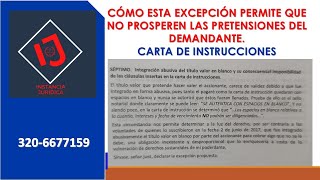 LA IMPORTANCIA DE UNA BUENA EXCEPCIÓN EN PROCESOS EJECUTIVOS [upl. by Cole]