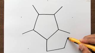 How to Draw a Dodecahedron Shape [upl. by Arnie]