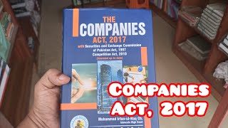 Companies Act 2017  Securities amp Exchange Commission of Pakistan Act 1997  Competition Act 2010 [upl. by Birgit]