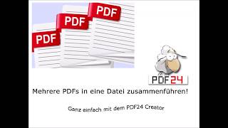 PDF Tutorial Part 1  Mehrere PDF Dateien zusammenfügen  GermanDeutsch [upl. by Noisla496]