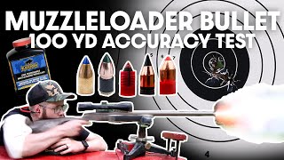 HOW ACCURATE ARE THEY Testing the top 5 Muzzleloader bullets for accuracy at 100 yards  BH 209 [upl. by Forta]