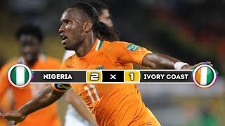 Ivory Coast 🇨🇮 × Nigeria 🇳🇬  1 × 2  HIGHLIGHTS  ALL GOALS  Quarte Final  cup africain 2013 [upl. by Nnylear]