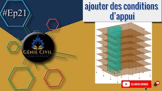 Autodesk Revit Structure 2020  Ep21  Comment ajouter des conditions d’appui [upl. by Lenes186]