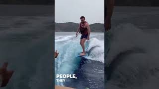 ‘Ertugrul’ star Engin Altan flaunts surfing skills video goes viral [upl. by Finer]