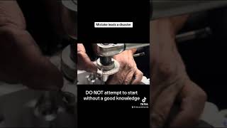 Broken valve guide  timing chain  human mistake  Nissan Navara D40 [upl. by Sublett]