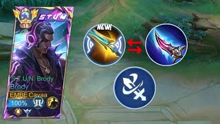 BRUTAL BRODY HEPTASIS COMBO MALEFIC GUN WAJIB COBA  Mobile Legends [upl. by Arihat244]