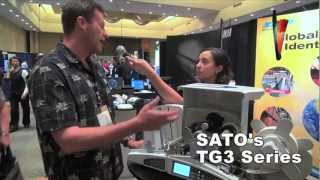 SATOs TG3 Tag and Label Printer Demonstration [upl. by Esinel]