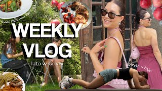 WEEKLY VLOG 🍉  poszłam na analizę biegu  pyszne gotowanie  dziki w Gdyni  sporty [upl. by Yttiy]