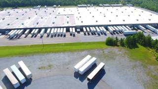 Klaussner Furniture Terminal  Asheboro NC dji Phantom 4 [upl. by Adlih]