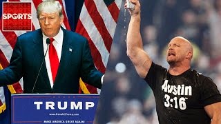 Donald Trump Was Once STONE COLD STUNNED In The WWE [upl. by Wadleigh]