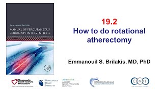 192 Rotational atherectomy Manual of PCI [upl. by Oiredised]