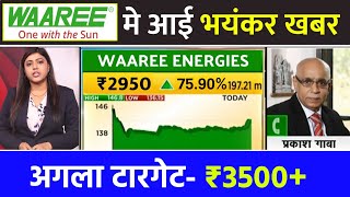 Waaree Energies IPO Hold Or SellWaree Energies IpoWaaree Energies Share latets news Waaree Energy [upl. by Aivatco]