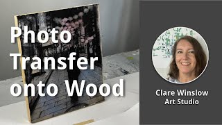 Inkjet Transfer onto Wood Panel [upl. by Priscilla]