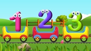 Numbers Song for Children  Learn to Count with Numbers Train [upl. by Sev]