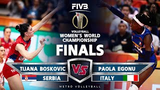 Volleyball Battle Tijana Boskovic VS Paola Egonu l Women Volleyball World Championship 2018 [upl. by Hidie]