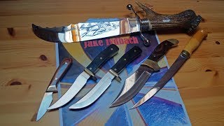 My knife collection in upheaval Marttiini Muela Schrade  Lepre Messer Sammlung Collector Knives [upl. by Leona331]