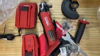 Máy mài pin hilti AG 500A22 BL  pin hilti B22 40 Ah  sac hilti fun new Lh 0962232180 Tùng [upl. by Gnouc687]