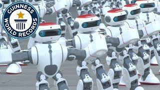 Massive robot dance  Guinness World Records [upl. by Truc]