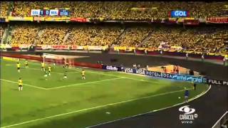 Colombia  Bolivia 50  Eliminatorias Mundial Brasil 2014  1 tiempo [upl. by Dorita]