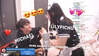 LILYPICHU X MICHAEL REEVES BEING ADORABLE FOR 10 MINUTES AND 30 SECONDS [upl. by Keifer]