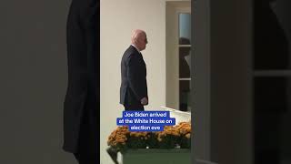 Joe Biden arrives at the White House on election eve [upl. by Assirac]