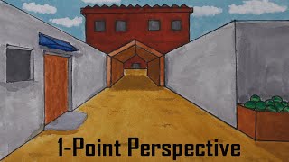 Learn to Draw in 1Point Perspective FAST [upl. by Chui]