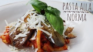 Pasta alla Norma siciliana con melanzane  Ricetta Originale della tradizione 😋😍 Vegetariana [upl. by Encratia59]