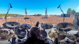 Dimmu Borgir quotGatewaysquot Daray  Drum Cam  Tons of Rock  Norway [upl. by Annaeg]