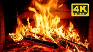 🔥 Cozy Fireplace 4K 12 HOURS Fireplace with Crackling Fire Sounds Crackling Fireplace 4K [upl. by Asiar]