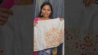 Readymade aari work 😍  Bharya Vlogs [upl. by Ainivad]