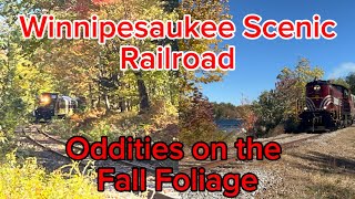 Winnipesaukee Scenic Railroad Oddities on the Fall Foliage [upl. by Longfellow]