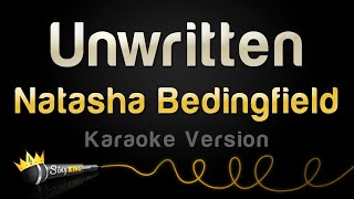 Natasha Bedingfield  Unwritten Karaoke Version [upl. by Switzer]