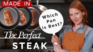 Pro Chef Tests 4 Pans For The Perfect Steak  Made In Cookware [upl. by Adnarem]