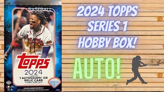 2024 Topps Series 1 Baseball Hobby Box RC Auto and Parallel Pulls [upl. by Nohsauq878]