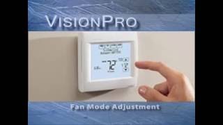 TH8320R VisionPro Fan Mode [upl. by Nirrat547]