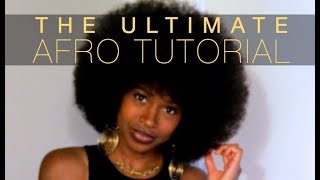 The Ultimate AFRO Tutorial  Quick amp Easy for Beginners [upl. by Ybreh]