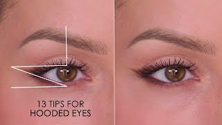 HOODED EYES MAKEUP TIPS FOR BEGINNERS  Shonagh Scott [upl. by Eerac614]