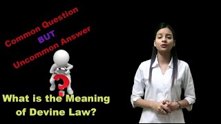 What is Meaning of Divine Law [upl. by Dahij3]