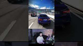 BMW F30 automobile bmwf30 assettocorsa drift logitechg29 simracing gaming shorts [upl. by Akyeluz]