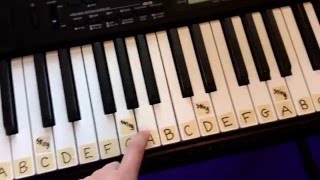 How to Label a 61 Key Keyboard Piano [upl. by Nolak66]