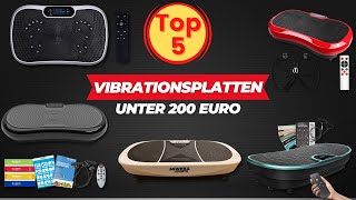 Die 5 Besten Vibrationsplatten unter 200 Euro [upl. by Orelle725]