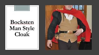 EASY Step by Step Side Opening Medieval Wool Cloak  CosTutorial [upl. by Je935]