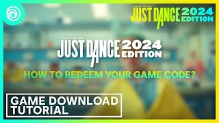 Just Dance 2024 Edition  Nintendo Switch Game Code Redeeming Tutorial [upl. by Kaylil]