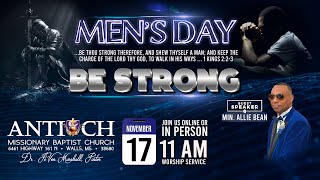 Antioch Walls Worship  Mens Day 2024  BE STRONG [upl. by Sholeen]