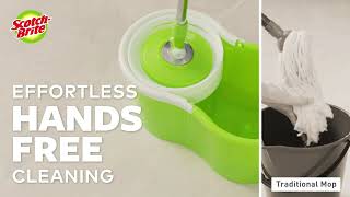 🚿✨ ScotchBrite 2in1 Bucket Spin Mop Review  Best Cleaning Solution ✨🚿 [upl. by Lucinda]