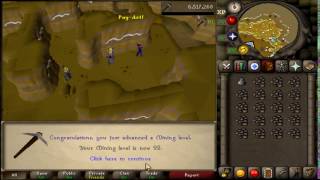 92 Mining at the motherlode OSRS  Oldschool RuneScape [upl. by Farland]