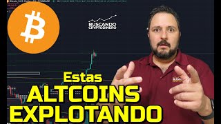 🚀 WOW Estas Altcoins están Explotando  bitcoin [upl. by Ekalb]