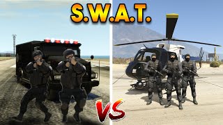 GTA 5 SWAT VS GTA 4 NOOSE  WHICH IS BEST [upl. by Wershba]